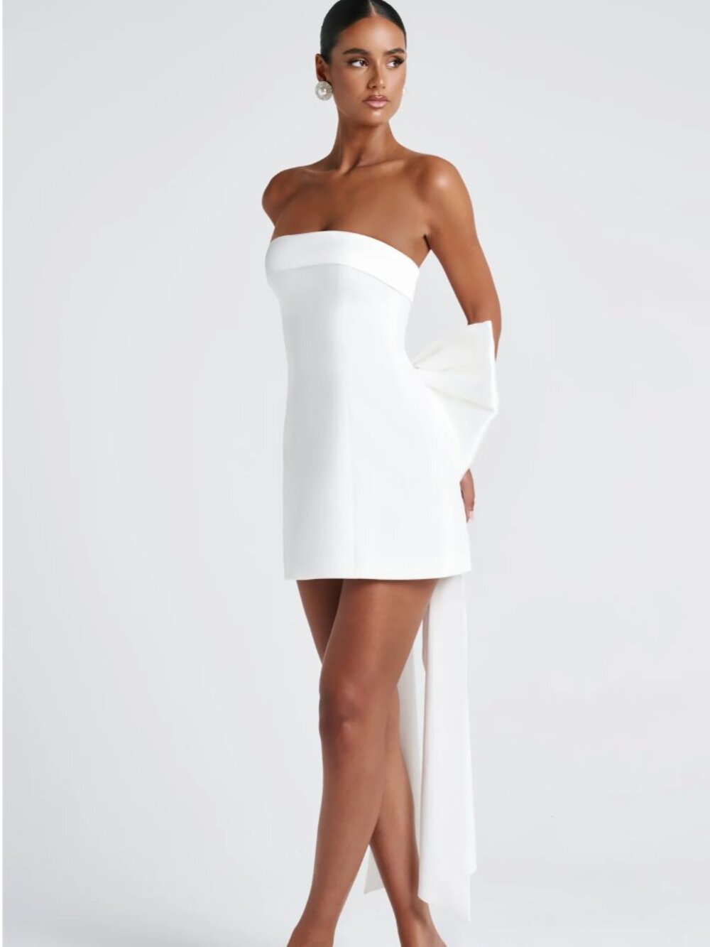 Barbara Mini Dress Ivory